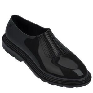 Melissa Black Glossy Preppy Scented Loafers